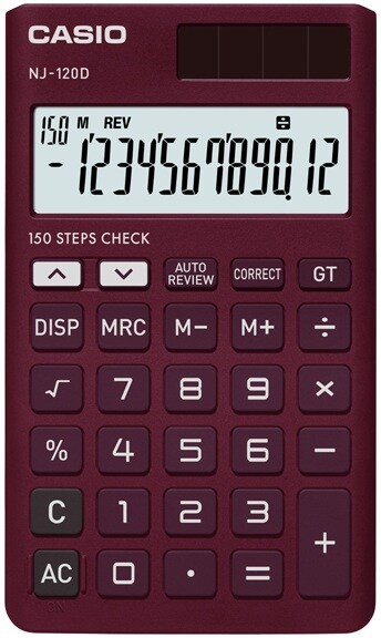 CASIO CA65 Portable Calculator Red [NJ-120D-RD] in Hyderabad at