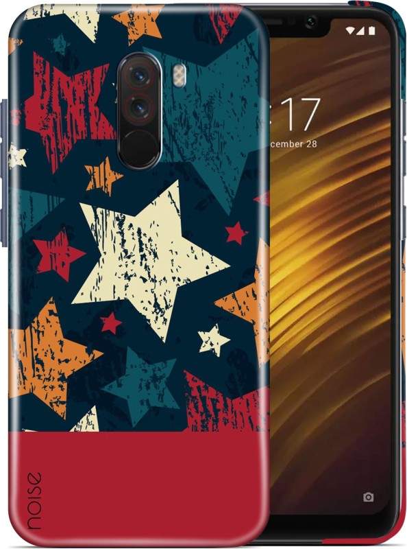 Noise Back Cover for POCO F1 (Multicolor, Hard Case, Plastic) in