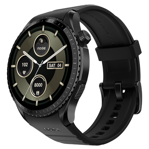 Noise Origin SmartWatch Smart Watch in, Jet Black) in