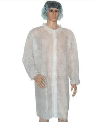 Non Woven Lab Coat in Delhi at ₹ 80 ₹ 1,600 Pc by MD