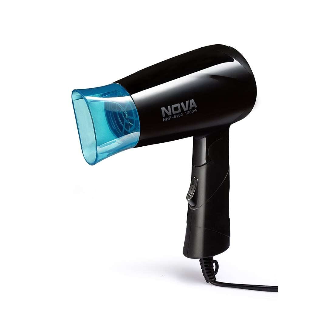 NOVA Silky Shine Hot And Cold Foldable Hair Dryer (NHP 8100/05) in