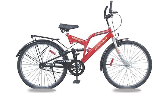 Nova Shocks Radiant Male Bicycle Red 