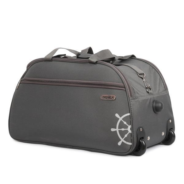 Novex Canyon Grey Soft Sided Wheel Travel Duffle Trolley Bag 20