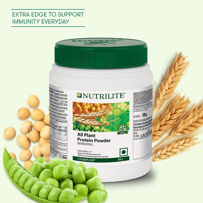 Amway Nutrilite All Plant Protein Supplement Powder in Durg at  1,147 -   1,220 by Anisha Sharma - Justdial