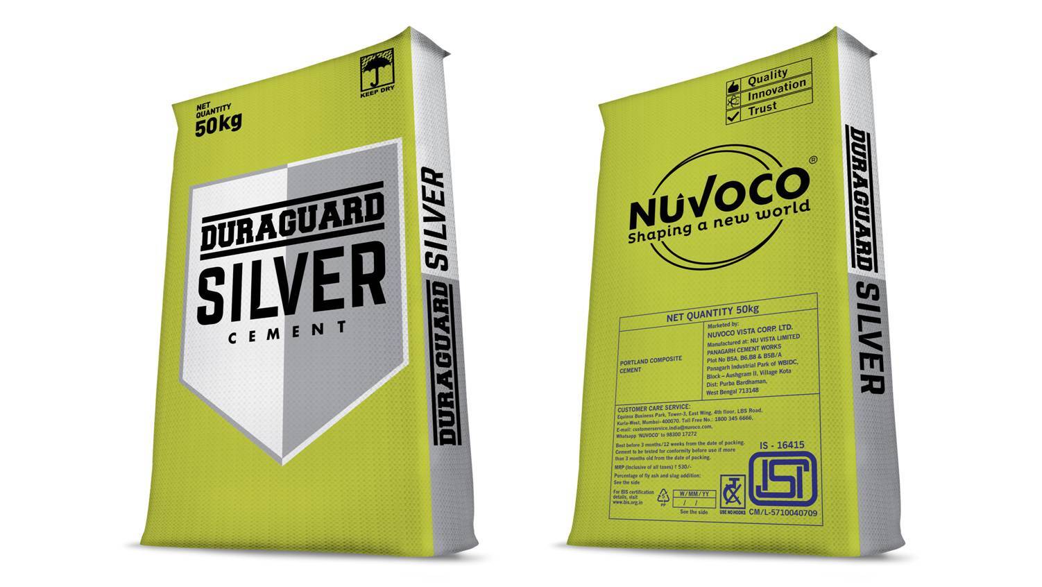 Nuvoco Duraguard Cement in Siliguri at ₹ 455 Packet (MOQ:1