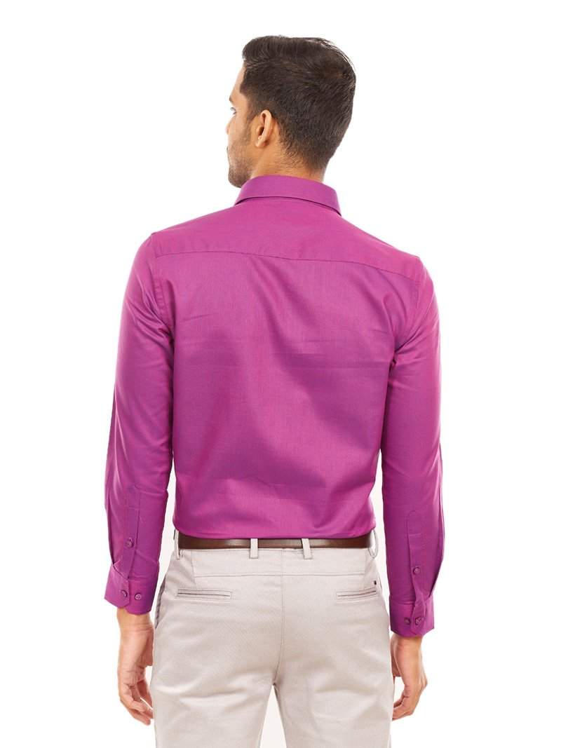 otto clothing violet plain shirt