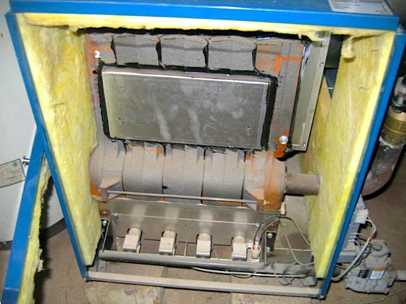 Boiler Maintenance Burnham Oil Fired Boiler Oil And Gas Fired