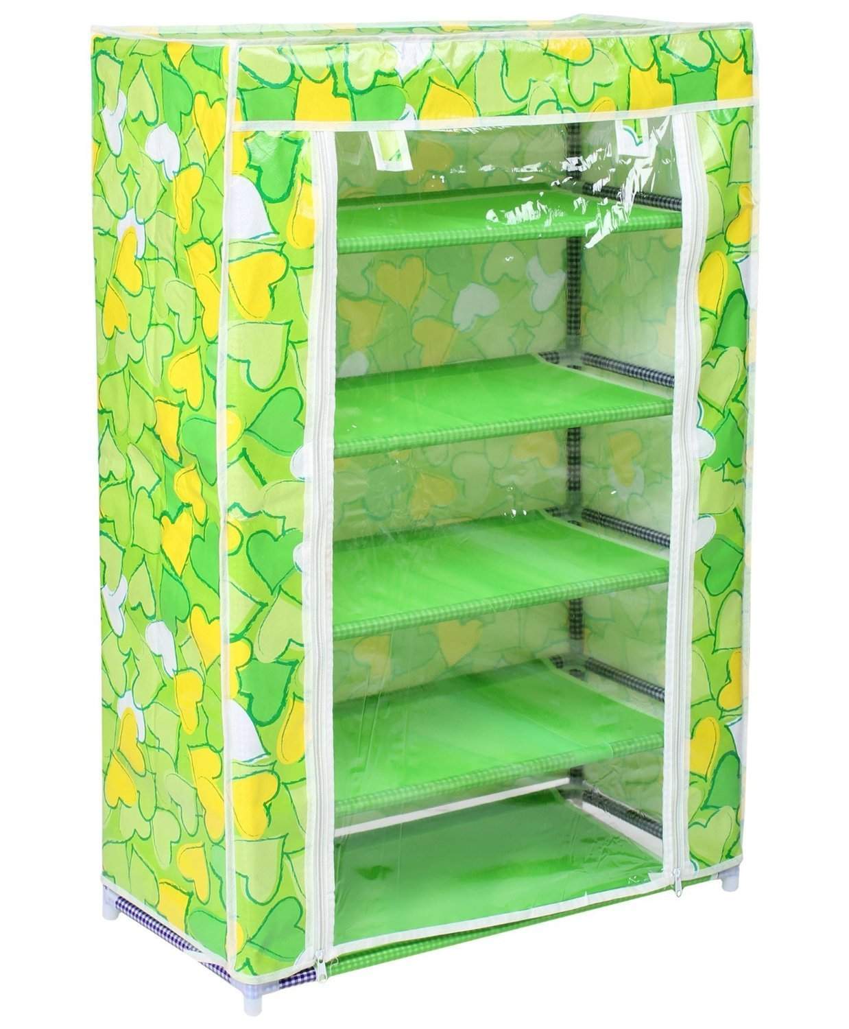 plastic cover for shoe rack on Buy Okayji 5 Layer Multipurpose Portable Foldable Shoe Rack With Cover Random Design Features Price Reviews Online In India Justdial