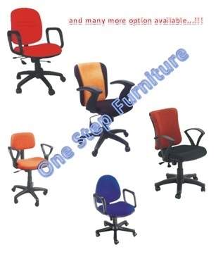 One Step Furniture Leather Computer Chair (Blue) in Chennai at