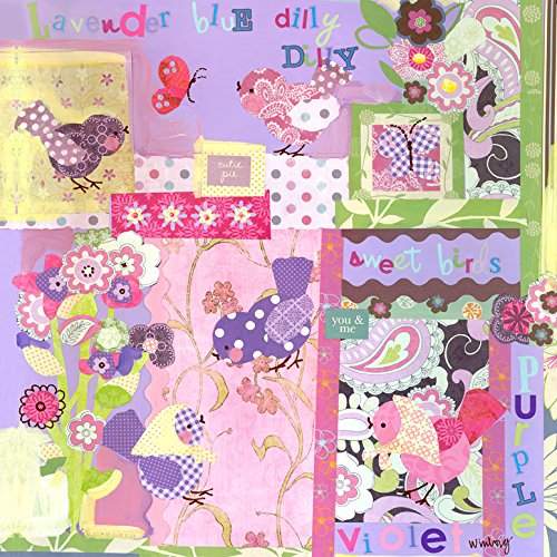 Buy Oopsy Daisy Canvas Wall Art Lavender Blue Dilly Dilly By Winborg Sisters 21 By 21 Inch Features Price Reviews Online In India Justdial