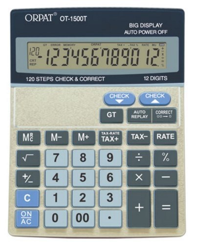 Buy Orpat Check And Correct Calculator Ot 1500 T Features Price Reviews Online In India Justdial The product was delivered in top notch. orpat check and correct calculator ot 1500 t
