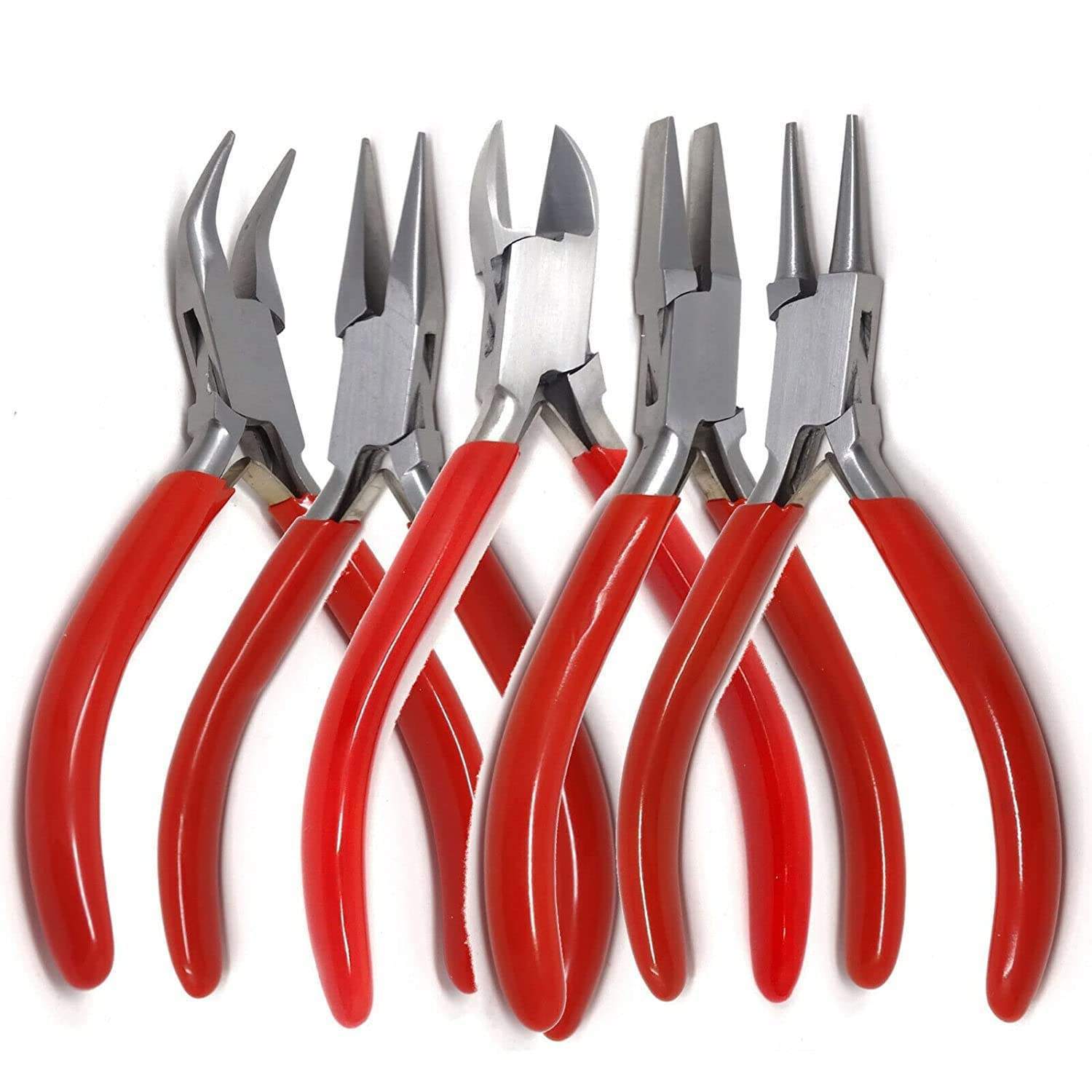 Pliers Jewelry Wire Wrapping Supplies OSCAR 5PC JEWELERS PLIERS