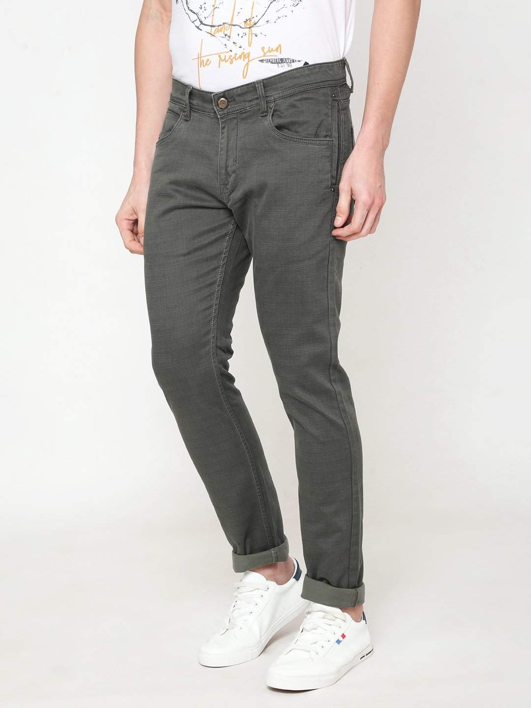 Oxemberg Men's Cotton Stretchable Slim 