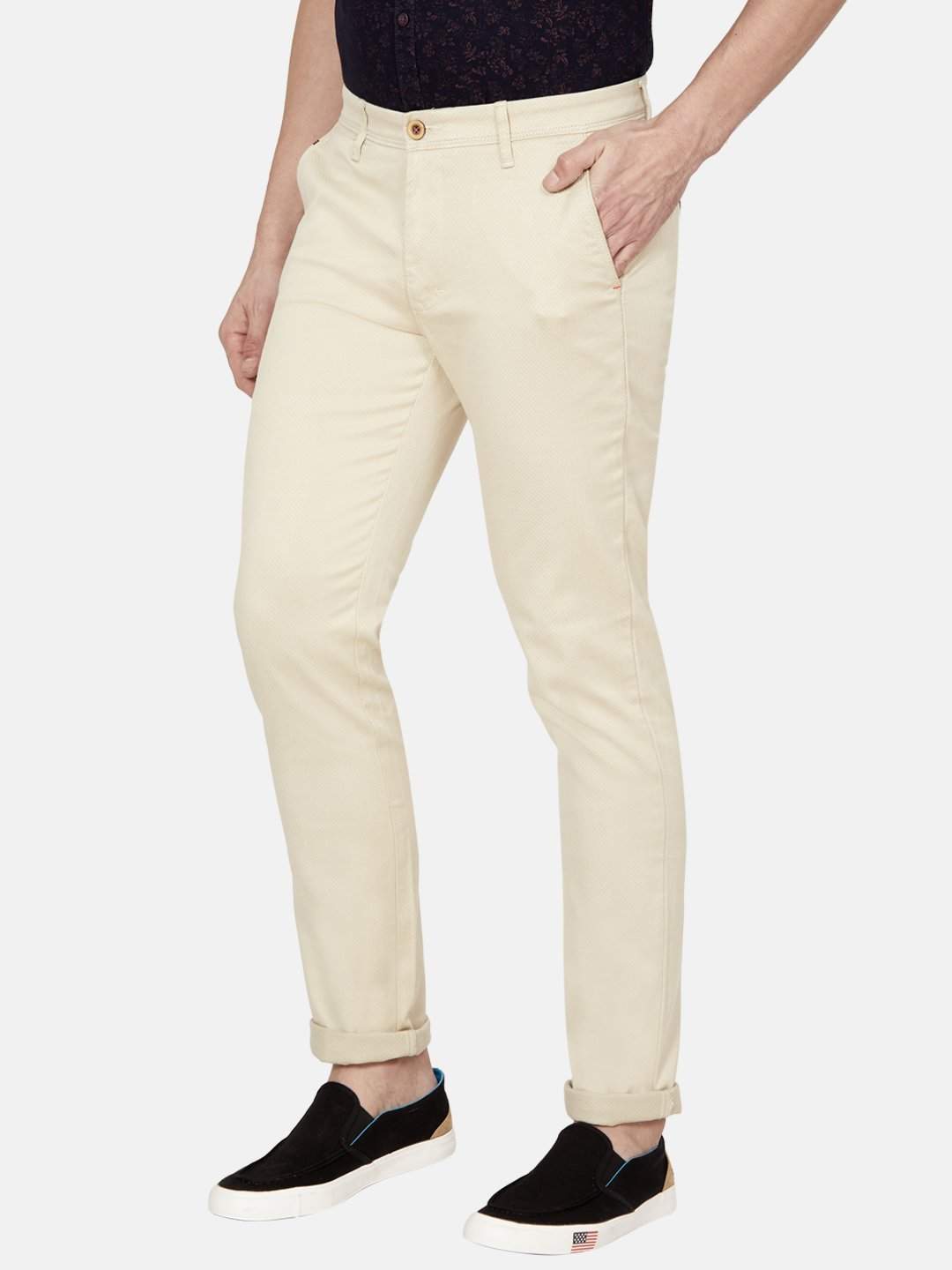Oxemberg Men's Stretchable Slim-fit 
