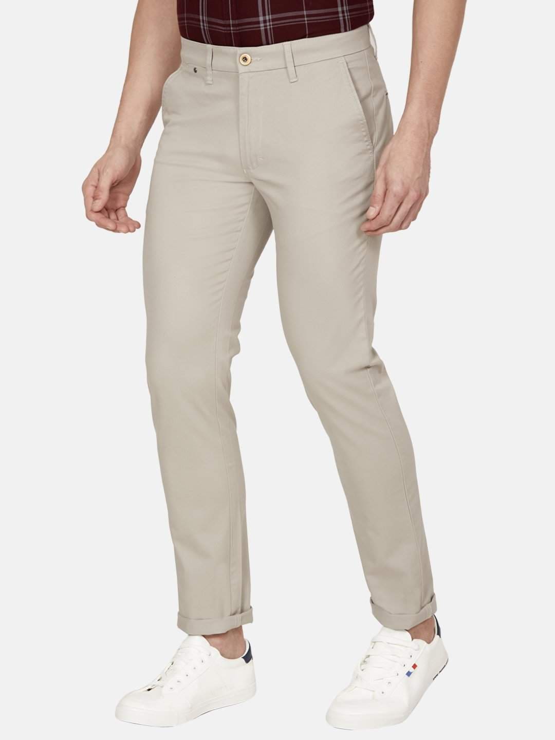Oxemberg Men's Cotton Slim-fit Casual 
