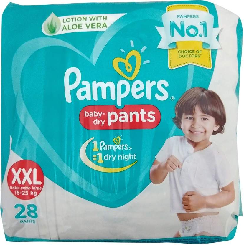 Pampers Baby-Dry Pants Diaper (M, Pack of 28, 1-3 Months) in
