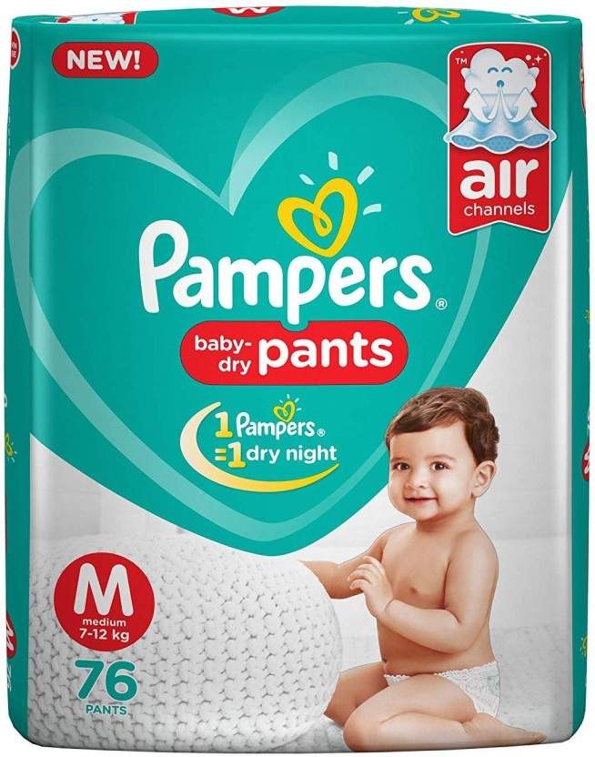 Pampers New Diaper Pants M (76 Pieces) in Pune at ₹ 1,092