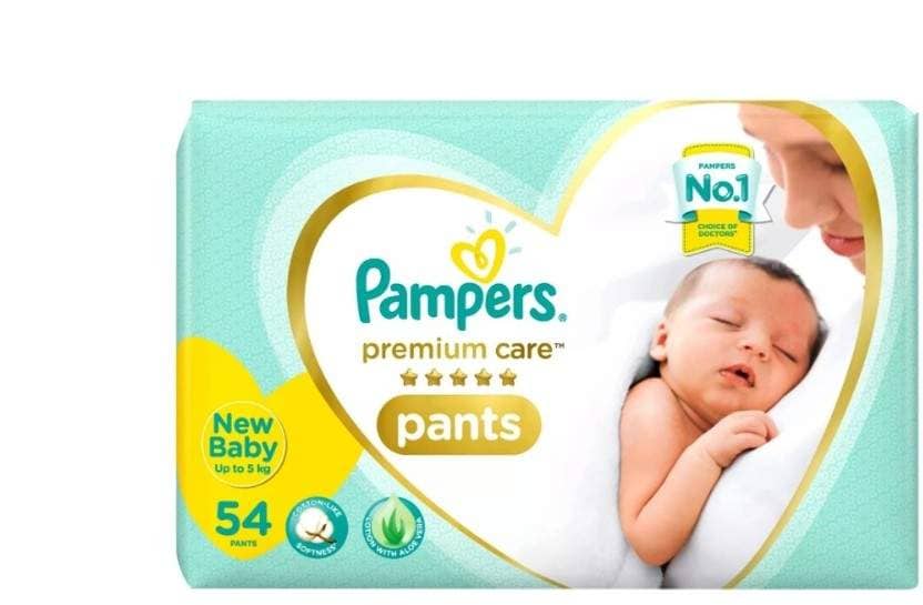 Pampers Premium Care New Baby 54 XS Diaper in Mumbai at ₹ 657