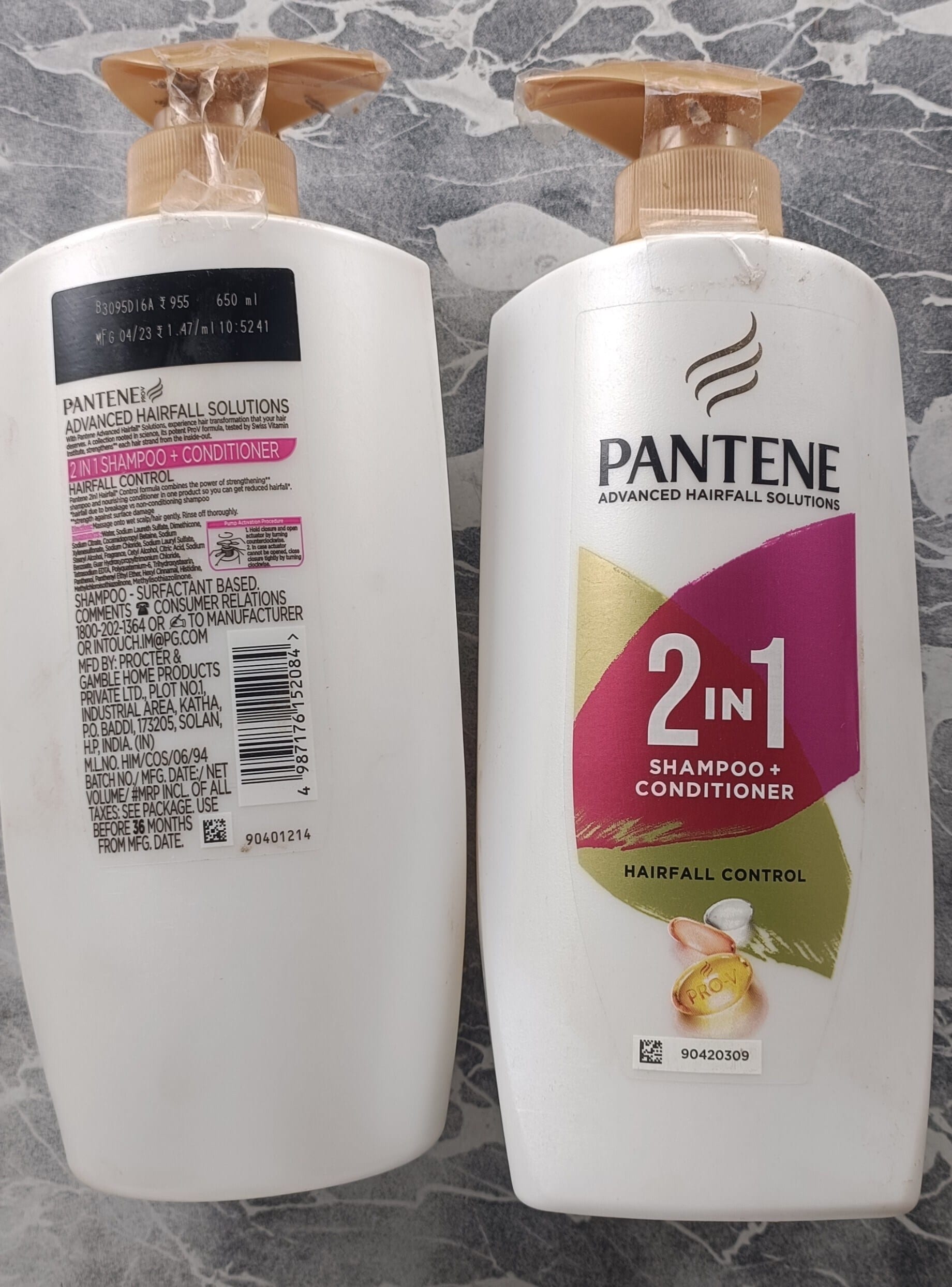 PANTENE IN SHAMPOO CONDITIONER 650 ML MRP 955 in Bhopal at