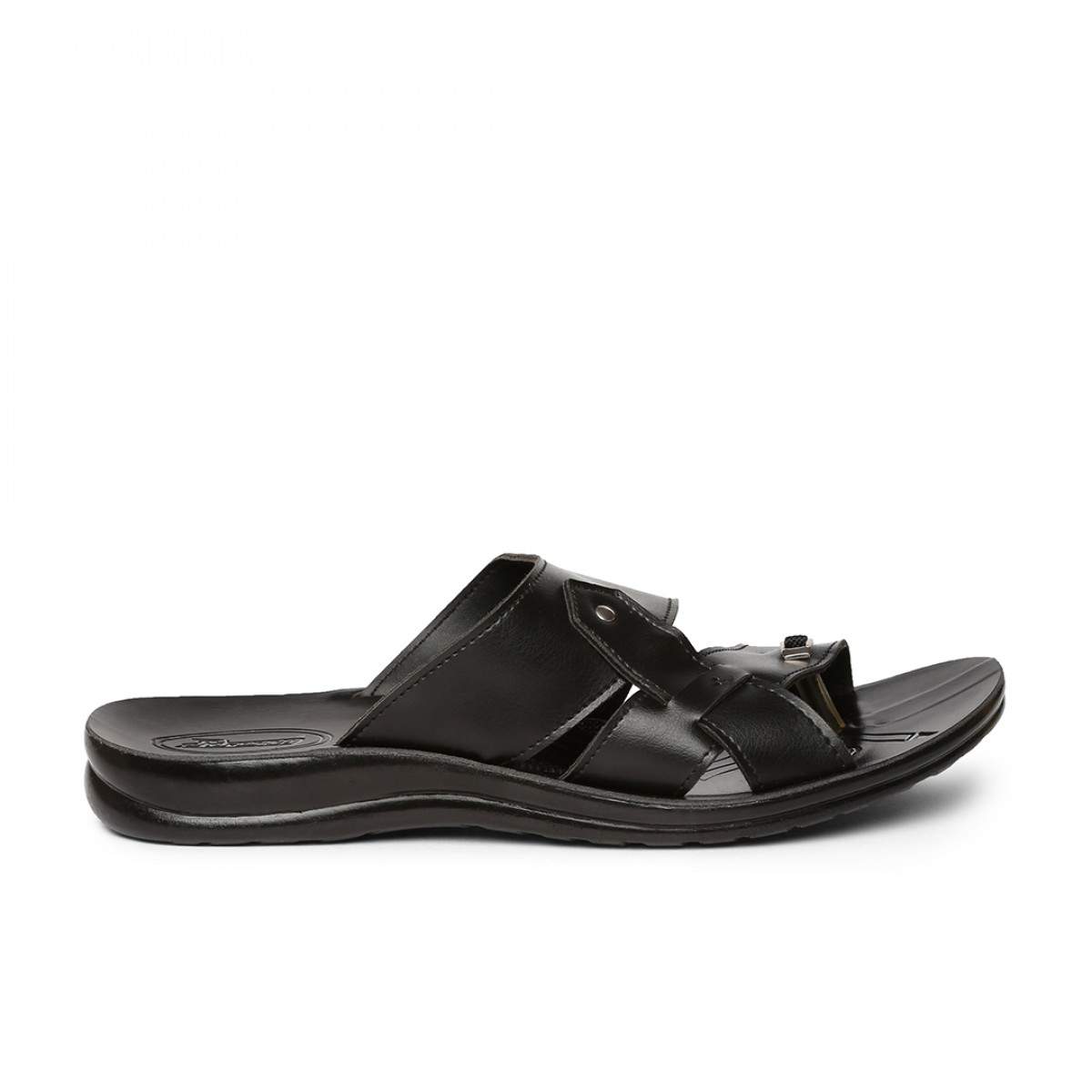 Paragon Mens Black Vertex Flip-Flops - (Pu6729G-Black) in 