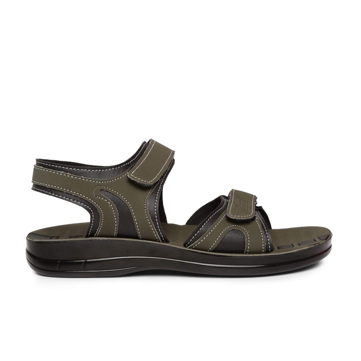 Paragon Mens Green Slickers Sandals (Pu8805G-Green) in Hyderabad