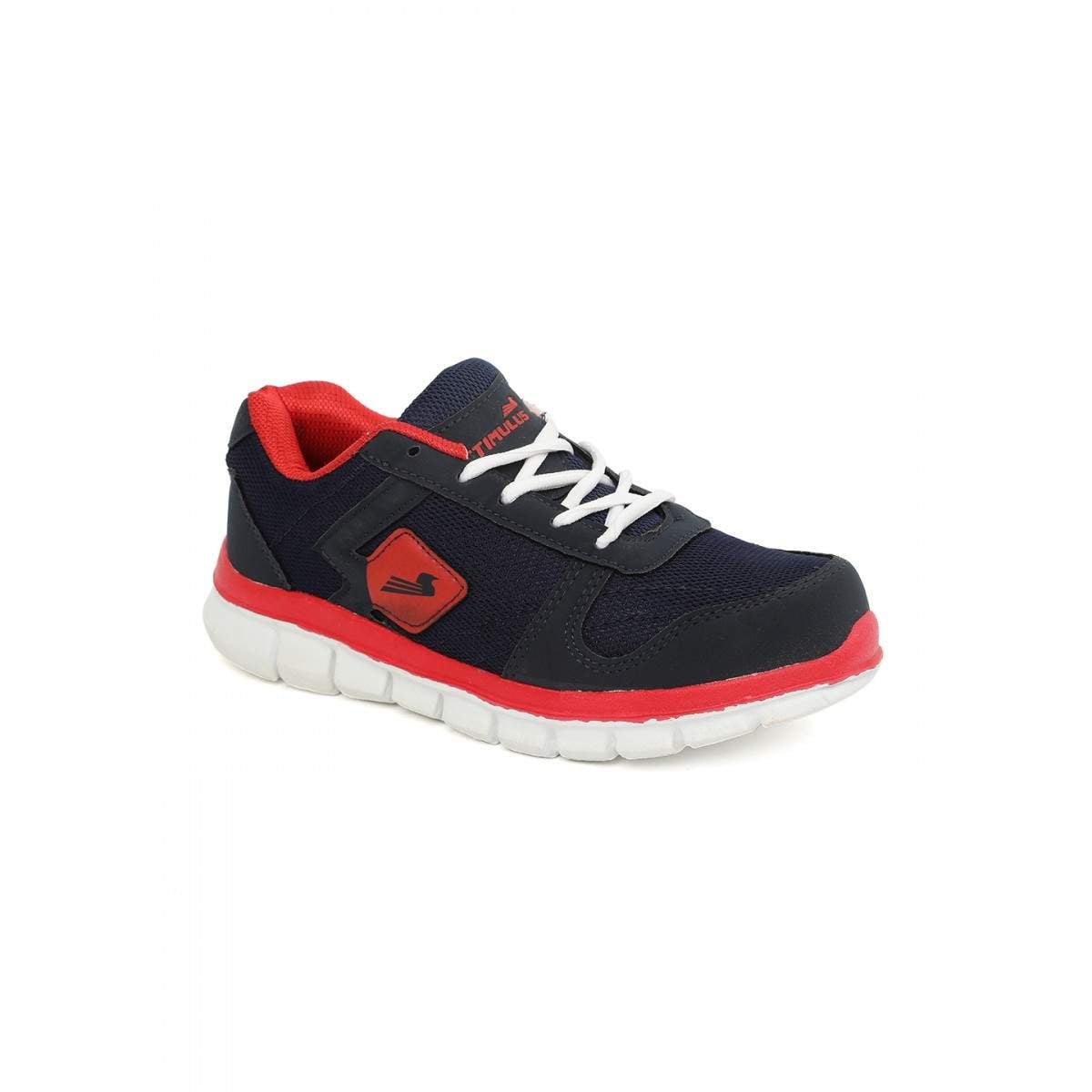 Paragon Mens Stimulus Navy Blue-Red Casual Shoes (Shoesfb9771Gp