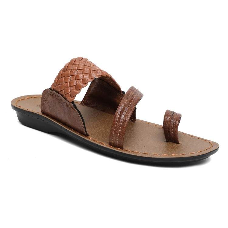 Paragon Mens Brown Slickers Sandals (Pu8867G-Brown) in Kottayam