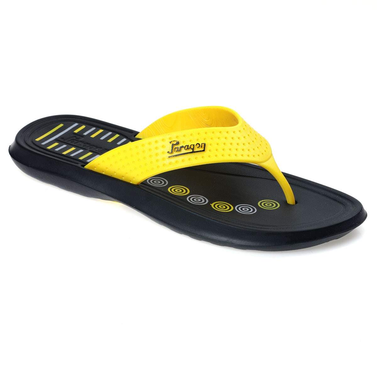 Paragon Mens Yellow Paralite Flip-Flops 