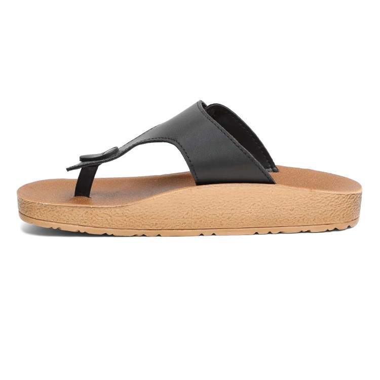 Paragon Womens Solea Formal Slippers (Black) in Hyderabad at