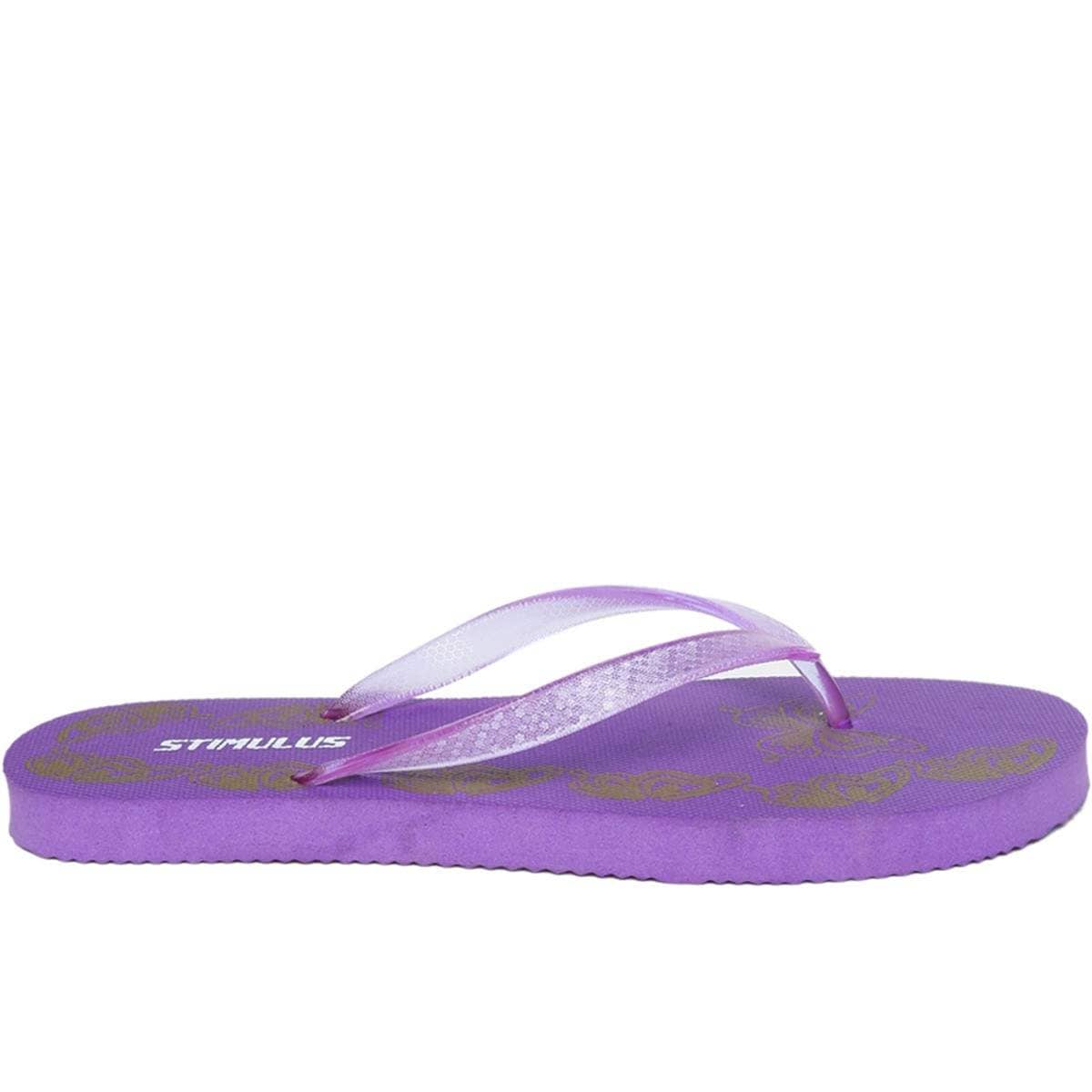 Paragon Womens Violet Stimulus Flip-Flops Cm (4) (Hw0152Lp