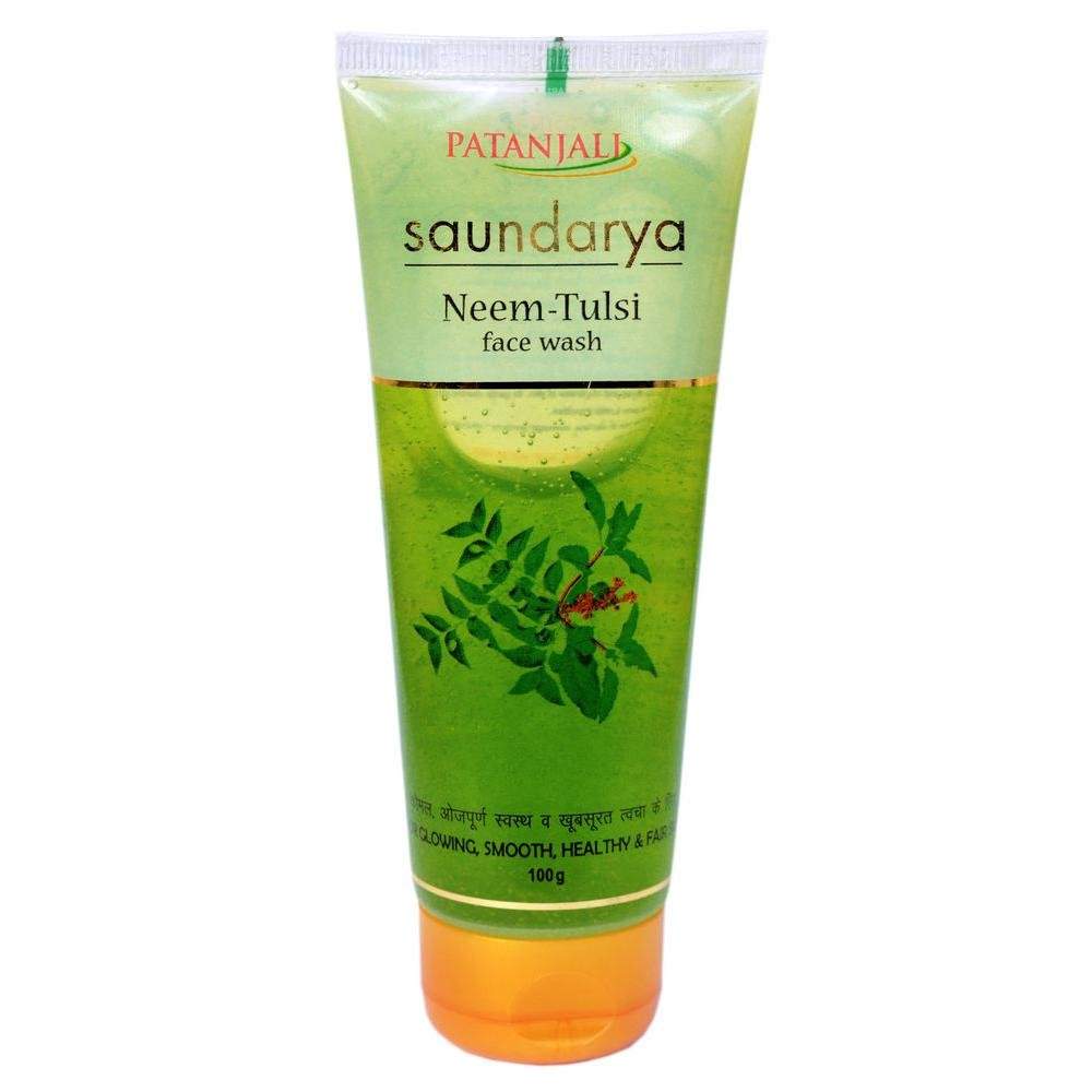 Buy Patanjali Saundarya Face Wash, Neem Tulsi, 100g Online - Best