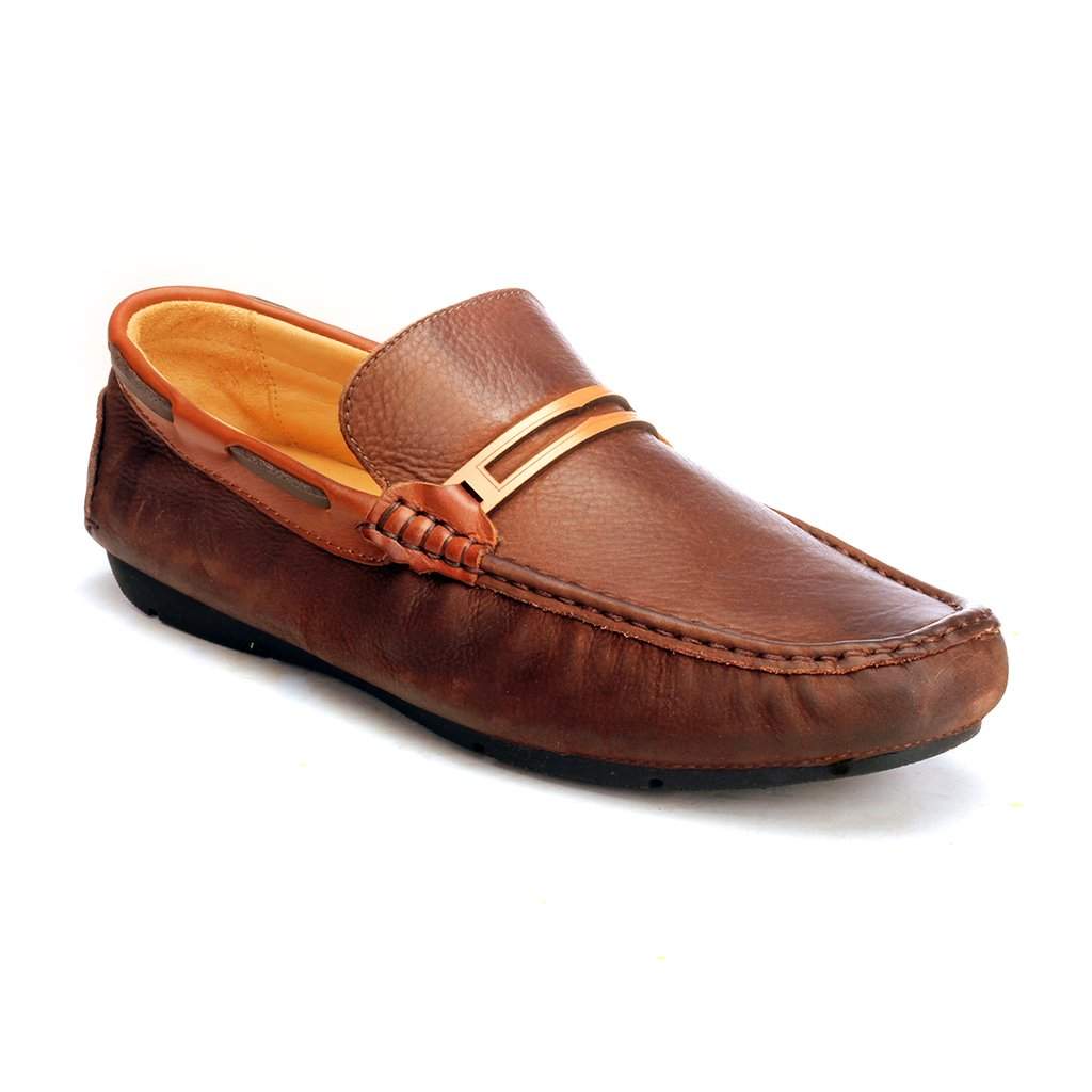 Pavers England Men's Loafers - Brown in 