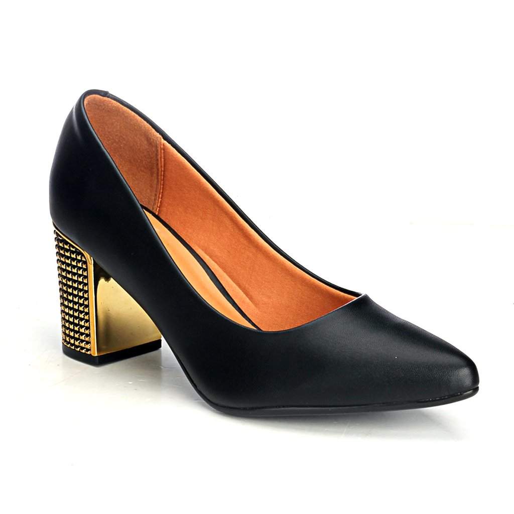 Pavers England Metallic High-Heel Shoes 
