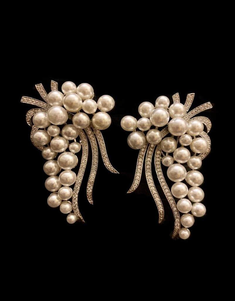 Pearl And Diamond Earrings in Bangalore at ₹ 50,000 Pr by Ziva