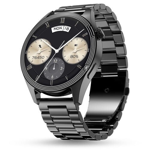 Pebble Carbon Smart Watch (Classic Metal Black) in Indore at