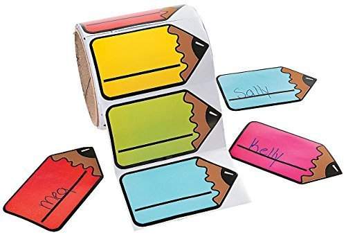 Buy Pencil Shaped Name s Labels 100 Pcs 3 1 2 X 2 Paper Features Price Reviews Online In India Justdial