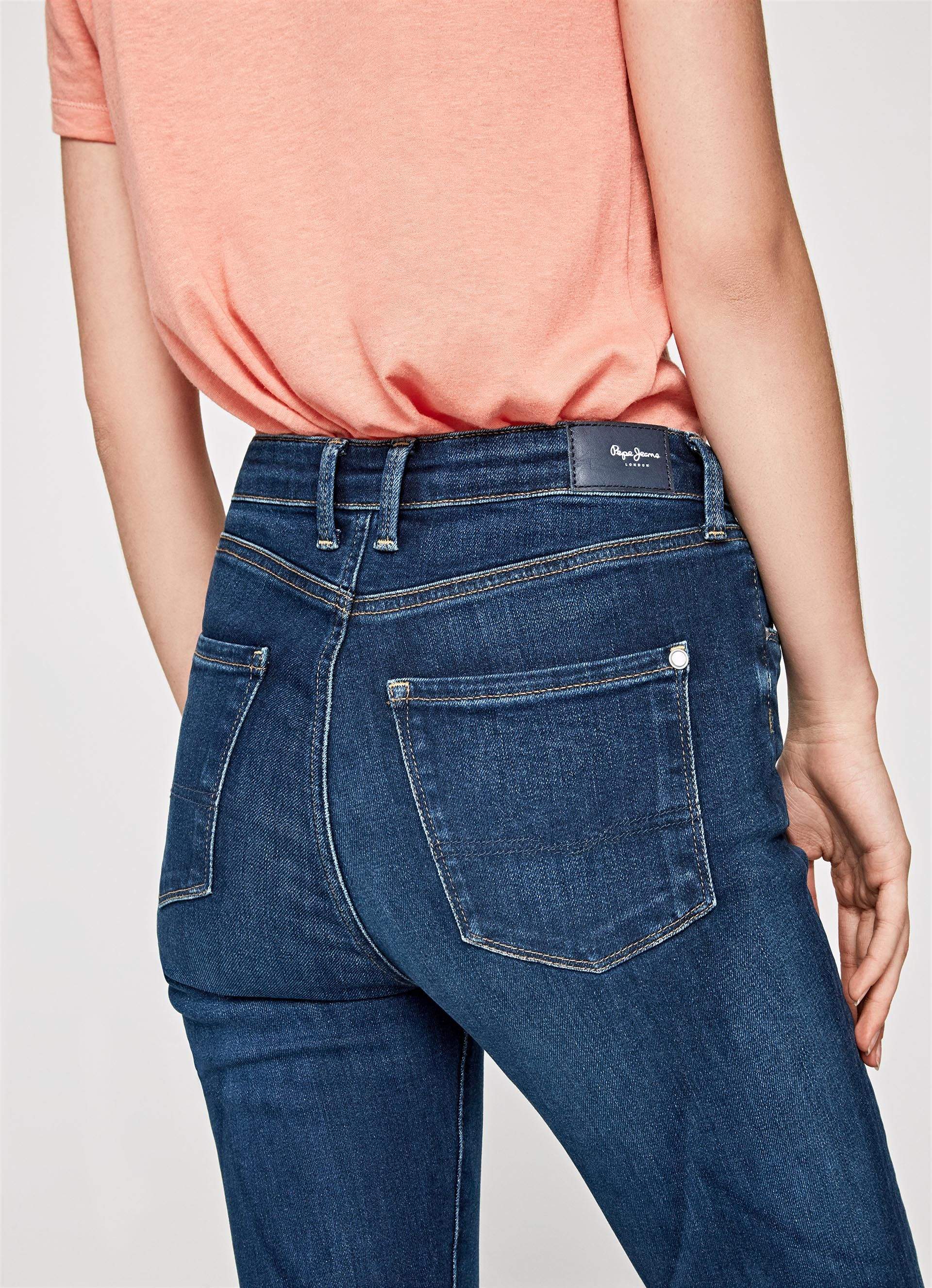 Pepe Jeans PL200398CH4 Women Pixlette Skinny Fit Mid Rise Waist