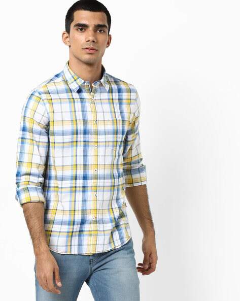 Pepe Jeans Mens Hawk Sr Checked Shirt 