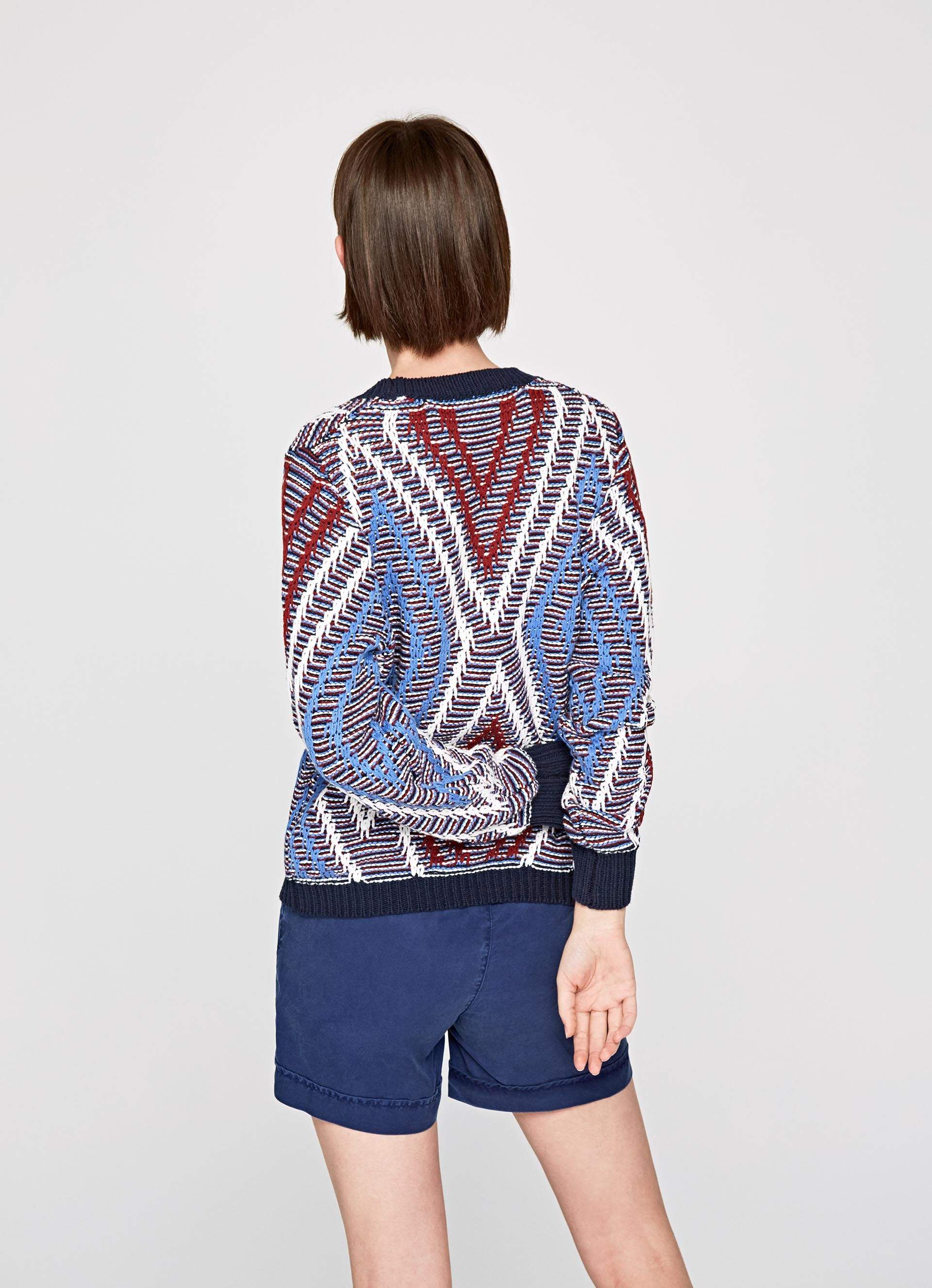 Pepe Jeans Paula Heavy Knit Jumper [PL701465] Multicolor L in Hyderabad at  best price by Pepe Jeans - Justdial