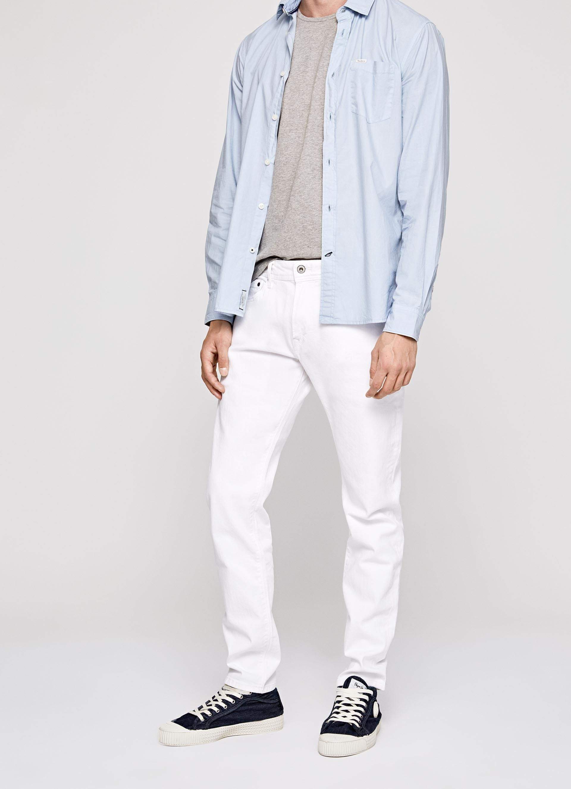 pepe jeans saturn straight fit mid waist