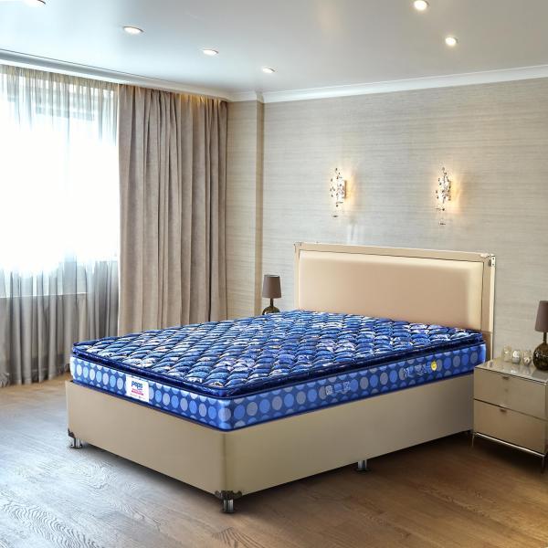 PEPS Springkoil Bonnell Pillow Top 8-inch Super King Size Spring