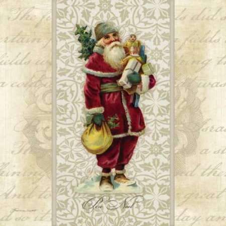 Buy Pere Noel By Marrott Stephanie Fine Art Print On Canvas 12 X 12 Inches Features Price Reviews Online In India Justdial