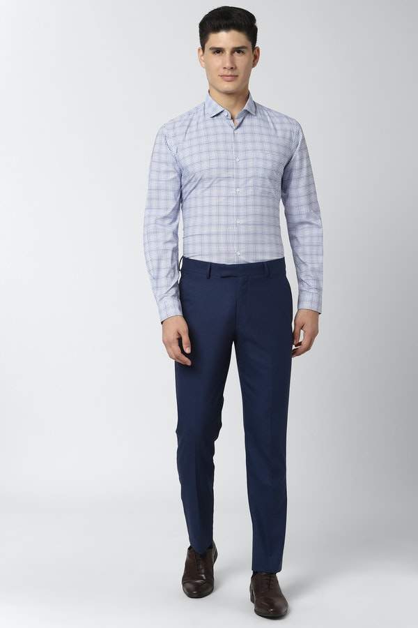 PETER ENGLAND White Full Sleeves Formal Shirt (Size 39