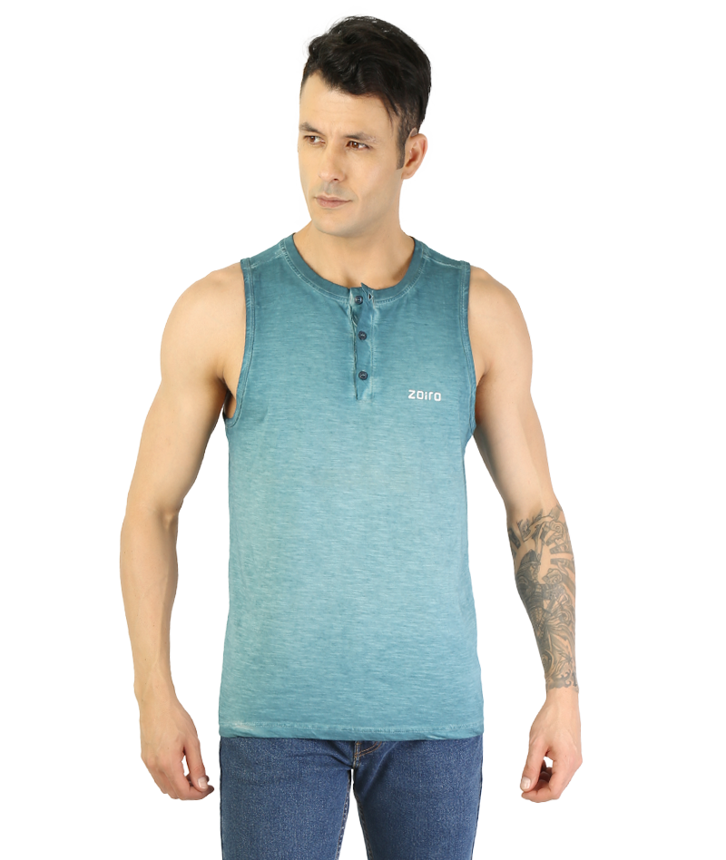 Petrol Men's Trendy Singlet With Placket Vest in Bangalore at