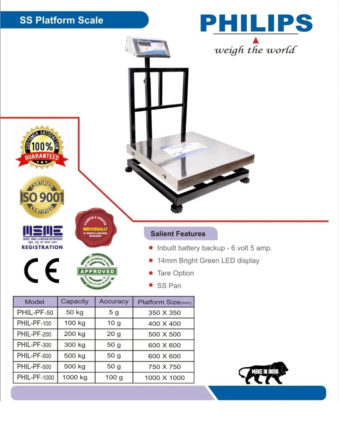 PHILIPS 100KG SCALE in Silchar at ₹ 8,500 Unit by Chandan