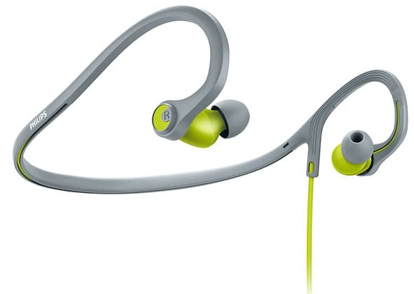 PHILIPS ActionFit Sports Neckband Wired Headphone Lime Yellow