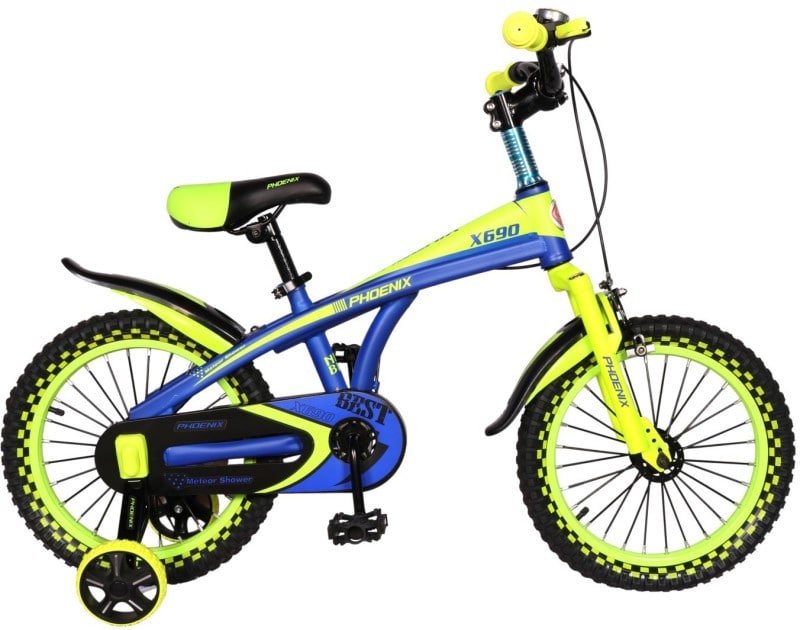 Phoenix PH16YMXBG 16T Kids Bicycle (Blue, Green) in Sri-Ganganagar