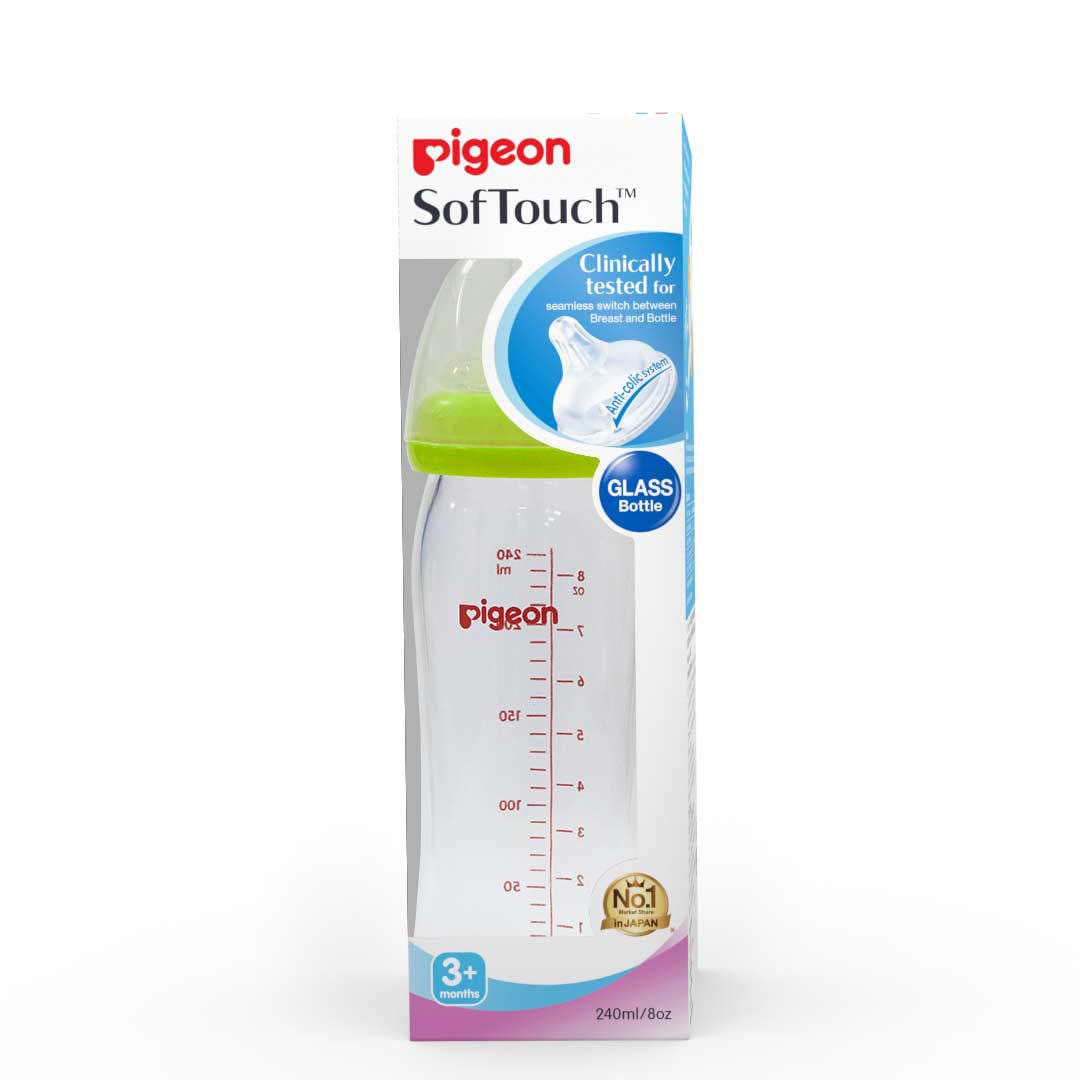 Pigeon 78613 240 ml Nursing Bottle With Nipple (Green) in Chennai