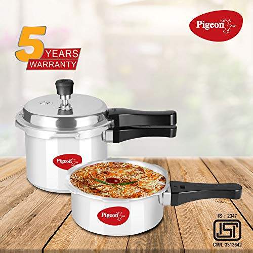 Pigeon Litre Stovekraft 12708 Induction Base Outer Lid Aluminium