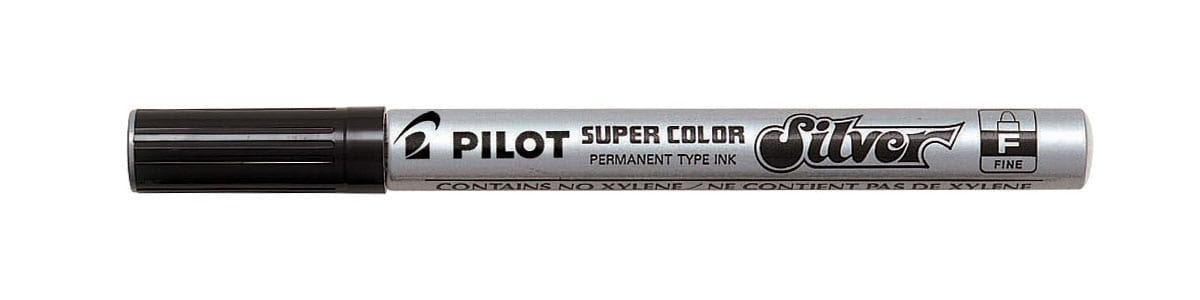 Pilot Permanent Silver Color Marker Fine [9000019732] in Delhi at